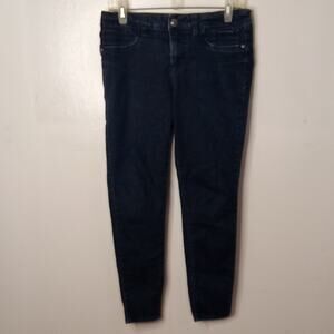 Elle Women's Size 10R Straight Dark Blue Jeans. Athleisure